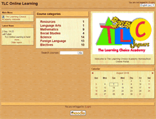 Tablet Screenshot of moodle.thelearningchoice.org